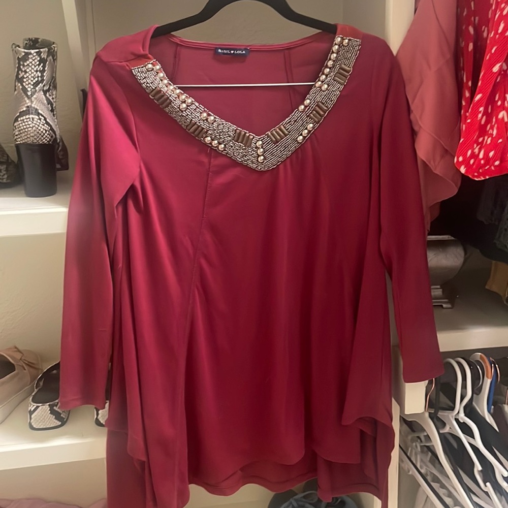 Maroon long sleeve